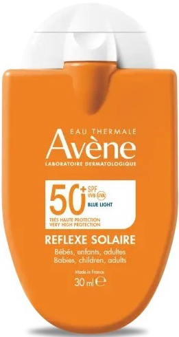 EAU THERMALE AVENE REFLEXE SOLAIRE SPF50+ BEBE BAMBINI ADULTO 30 ML - goldeneffe.it