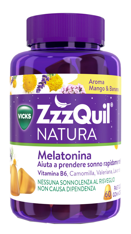 ZZZQUIL NATURA MANGO & BANANA 60 PASTIGLIE GOMMOSE - goldeneffe.it