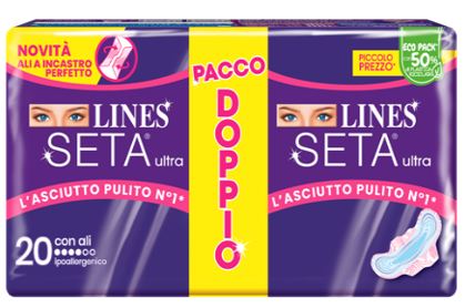 LINES SETA ULTRA ASSORBENTI ALI VP 20 PEZZI - goldeneffe.it