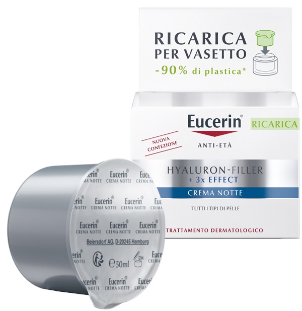 EUCERIN FACE CREAM ANTI AGE HYALURON NOTTE 50 ML - goldeneffe.it