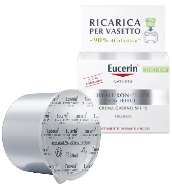 EUCERIN FACE CREAM ANTI AGE HYALURON GIORNO SPF15 50 ML - goldeneffe.it