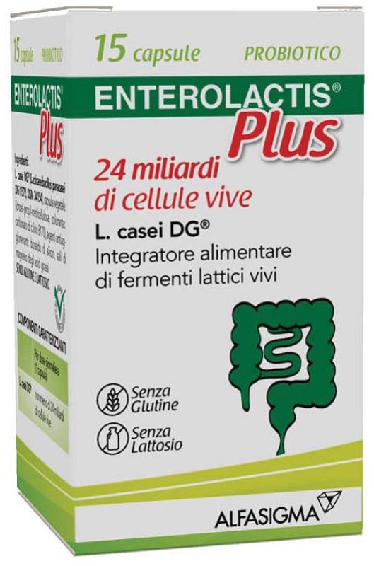 ENTEROLACTIS PLUS 15 CAPSULE - goldeneffe.it