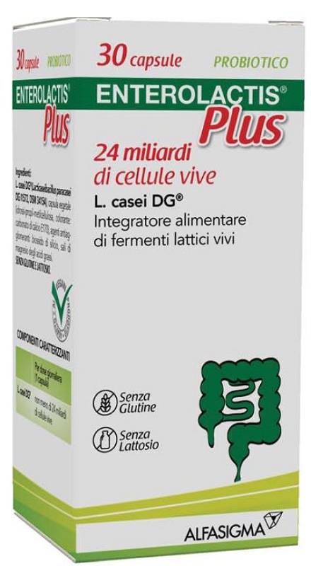 ENTEROLACTIS PLUS 30 CAPSULE - goldeneffe.it