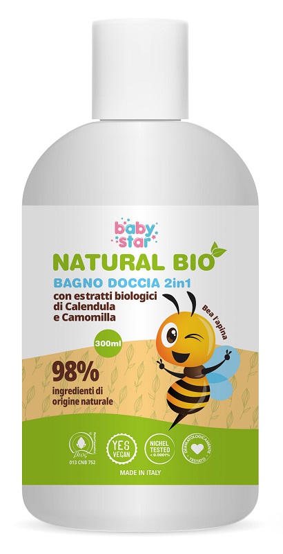 BABYSTAR BAGNODOCCIA 2IN1 NATURAL BIO - goldeneffe.it