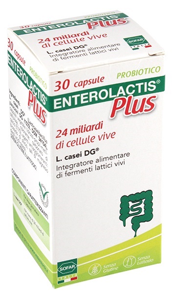 ENTEROLACTIS PLUS 30 CAPSULE - goldeneffe.it