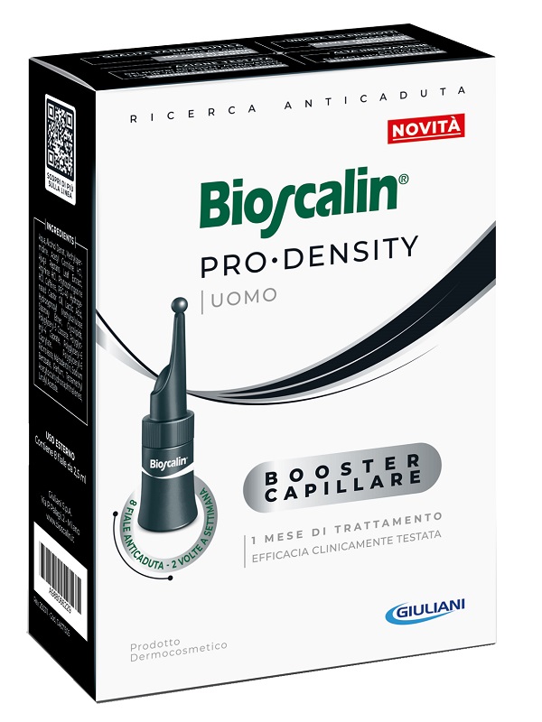 BIOSCALIN PRO DENSITY UOMO BOOSTER CAPILLARE 8 FIALE X 2,5ML - goldeneffe.it