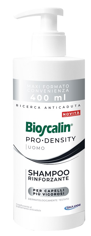 BIOSCALIN PRO DENSITY UOMO SHAMPOO RINFORZANTE 400 ML - goldeneffe.it
