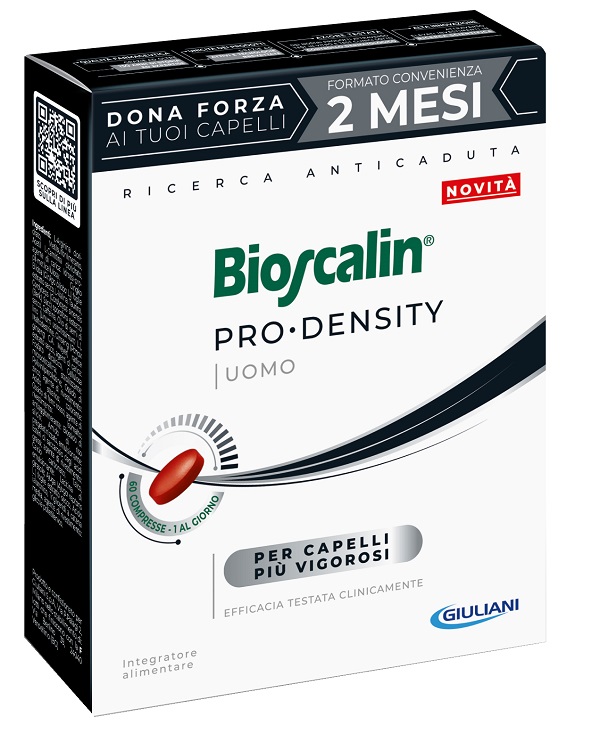 BIOSCALIN PRO DENSITY UOMO 60 COMPRESSE - goldeneffe.it