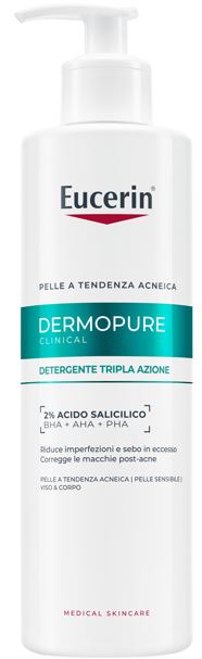 EUCERIN EIS DERMOP DETERGENTE TRIPLA AZIONE 400 ML - goldeneffe.it