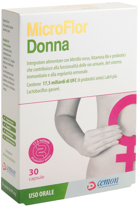 MICROFLOR DONNA 30 CAPSULE - goldeneffe.it