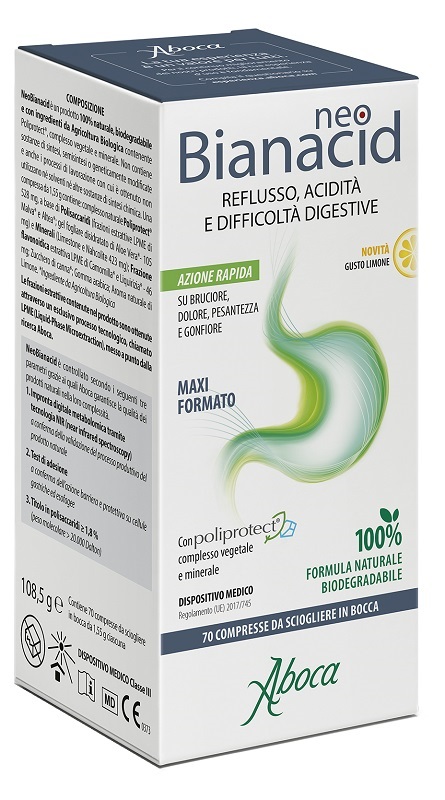 NEOBIANACID 70 COMPRESSE LIMONE - goldeneffe.it
